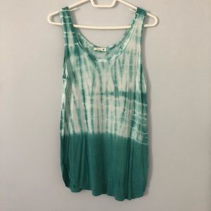 Turquoise Tie Dye Tank